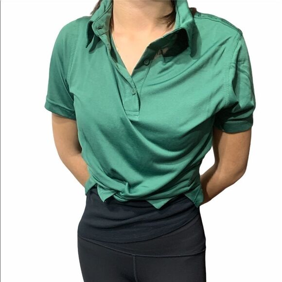 NWOT Harriton Collared Short sleeved free add min $50 purchase - Picture 1 of 6